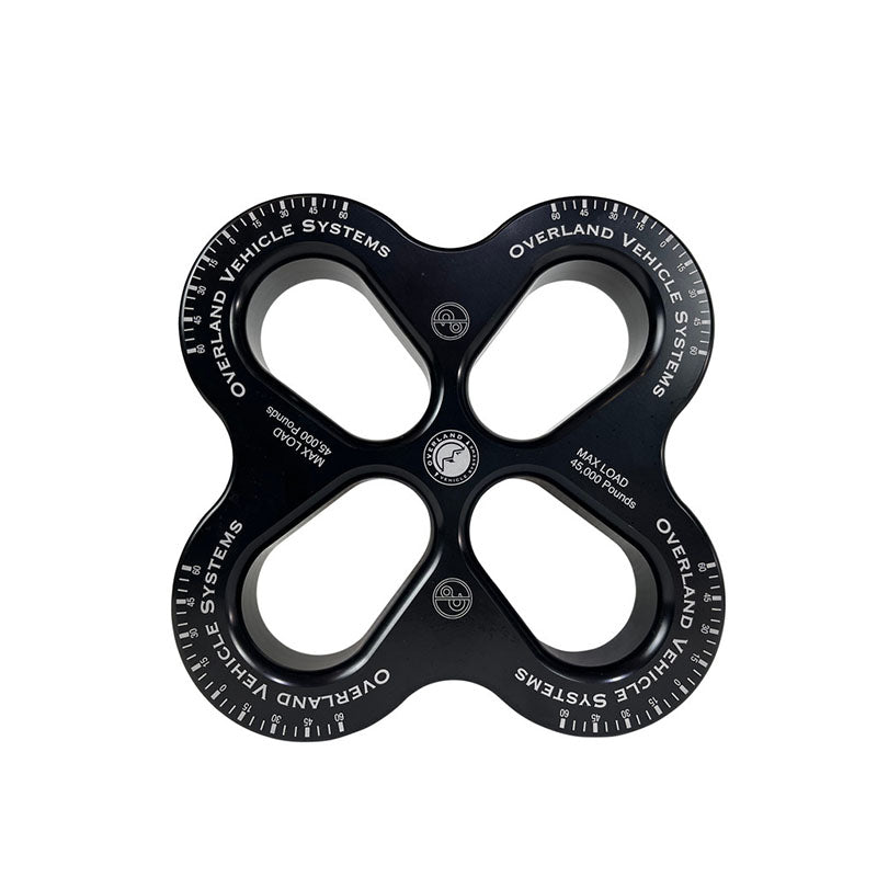 The Overland Vehicle Systems Recovery Distribution Link is an ideal recovery solution. The Overland Vehicle Systems R.D.L. 8" Recovery Distribution Link is the perfect tool for multiple recovery point options and bad vehicle position recoveries.