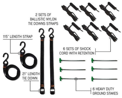 Nomadic - Awning Bracket Kit, 270 LT