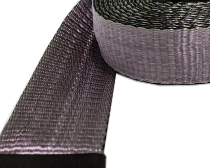Tow Strap 40,000 lb. 4" x 8' Gray With Black Ends & Storage Bag