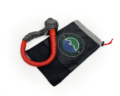 Soft Shackle 7/16" 41,000 lb. With Loop & Abrasive Sleeve - 23" With Storage Bag
