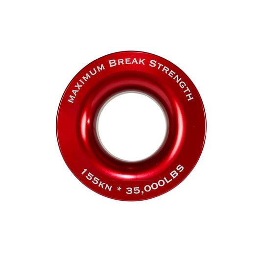 The Overland Vehicle Systems Recovery Ring is the safer way to do off road recovery. This heavy duty recovery ring is designed for use with soft shackle and can be used with any standard tow strap. The 2.5" ring has a 35,000 lb. breaking strength and is perfect for any off road vehicle.