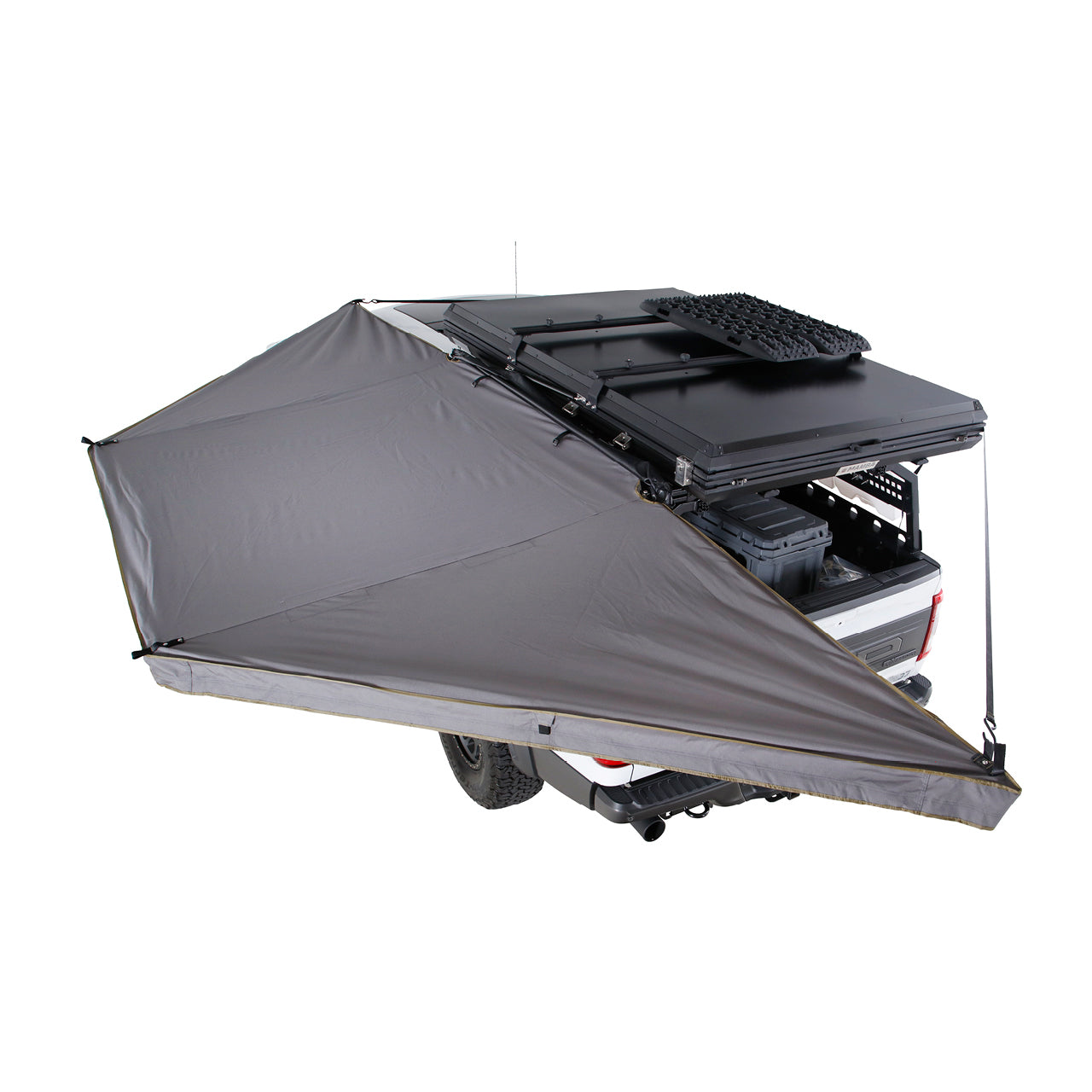 Nomadic 180 LTE - Awning, Grey Body, Green Trim & Black Travel Cover