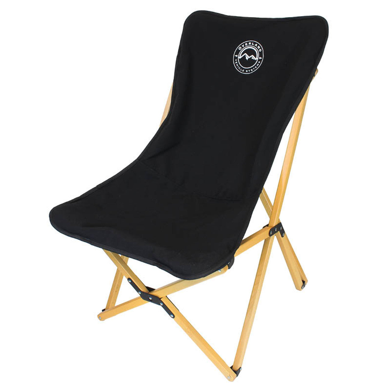 Kick It Camp Chair - Wood Base & Storage Bag