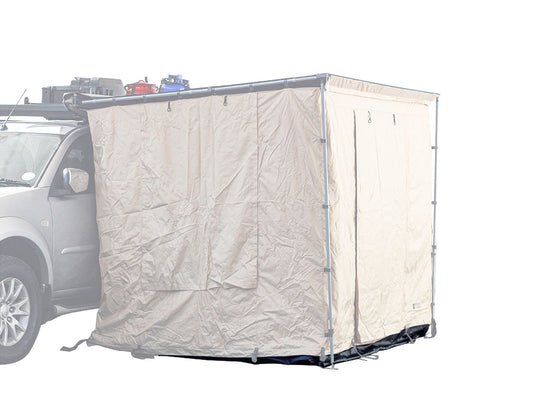 Easy-Out Awning, Awning Room, and Easy Out Mosquito Net compatible to build a fully enclosed space